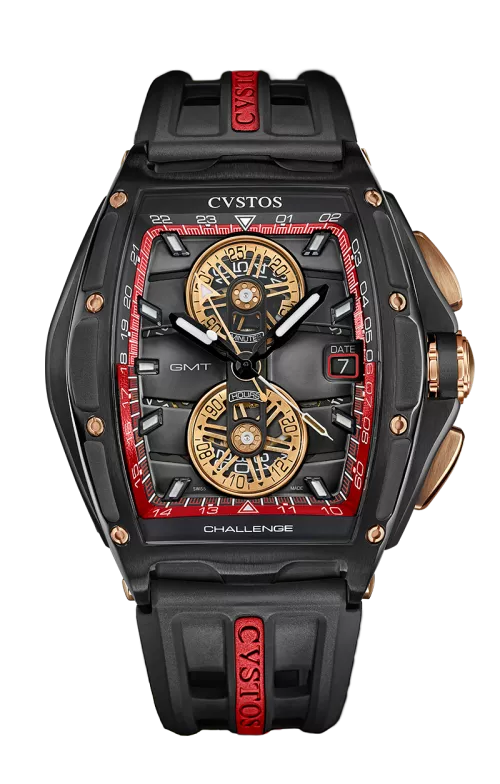 Twin-Time Carbon / Nardo Dial Watch | Cvstos